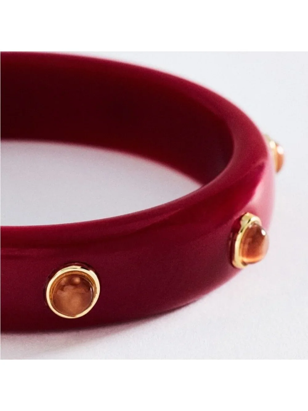 New! Anthropologie Resin Jewel Bangle Bracelet NWT